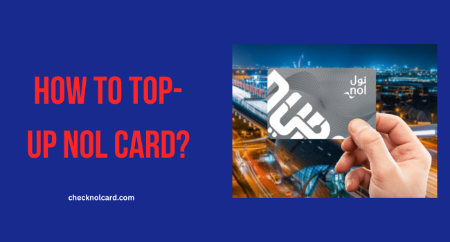 How to top-up nol card