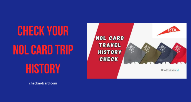 Check Your NOL Card Trip History