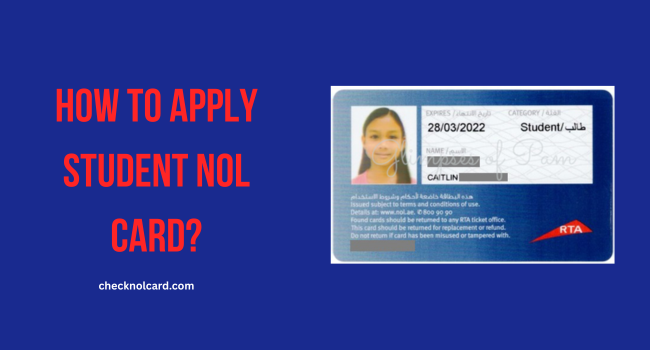 student nol card application